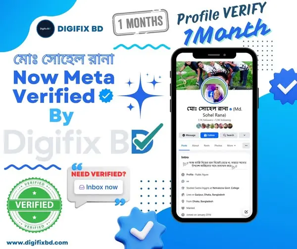 Official Meta Verified Profile Verification for Md Sohel Rana
