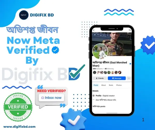 Meta Verified Profile Compliance & Badge Activation for Gazi Morshed