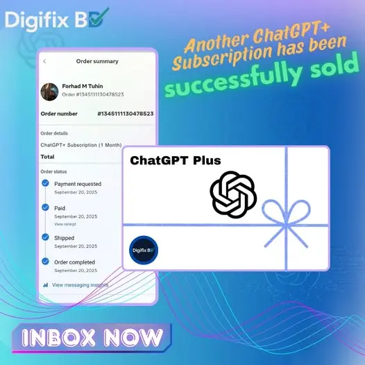 ChatGPT Subscription & Security Provisioning for Forhad M Tuhin