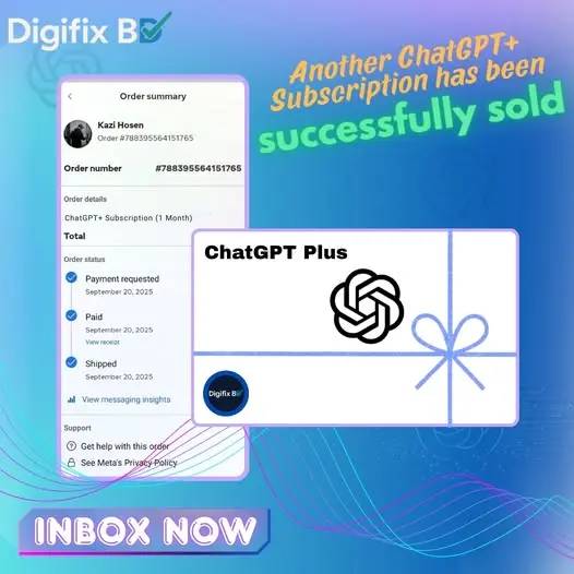 Dedicated ChatGPT Subscription Setup for Kazi Hosen