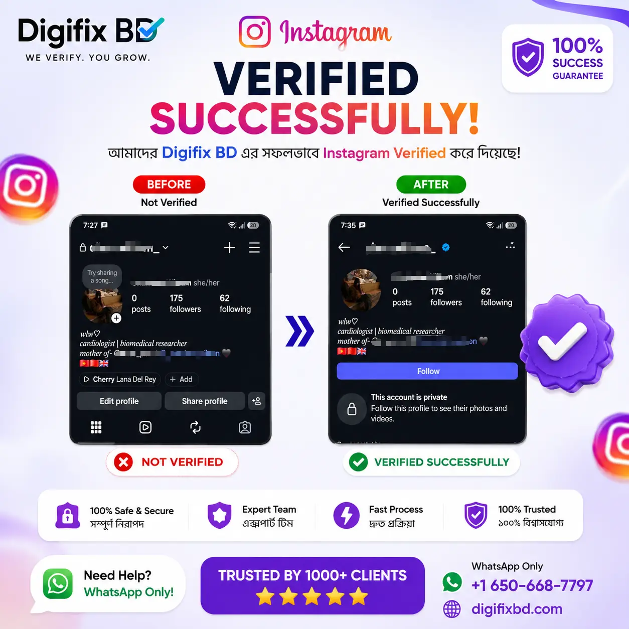 High-Profile Instagram Verification & Impersonation Defense