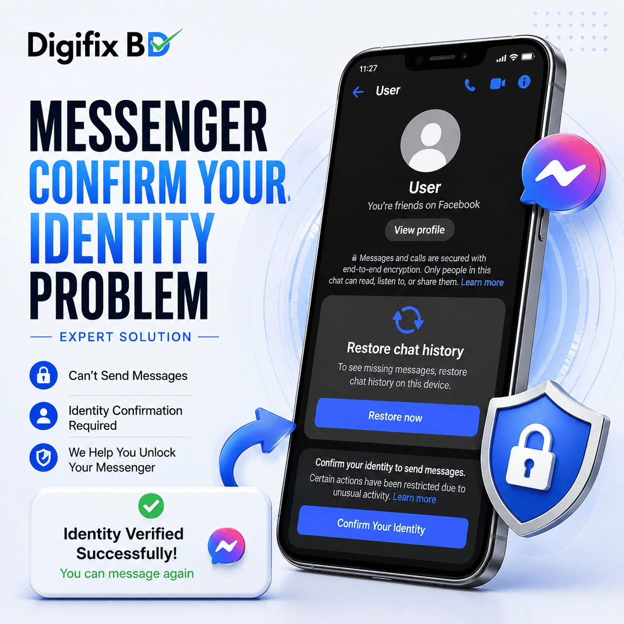 Messenger Identity Confirmation – মেসেঞ্জার আইডেন্টিটি ভেরিফিকেশন সার্ভিস Subscription Plan