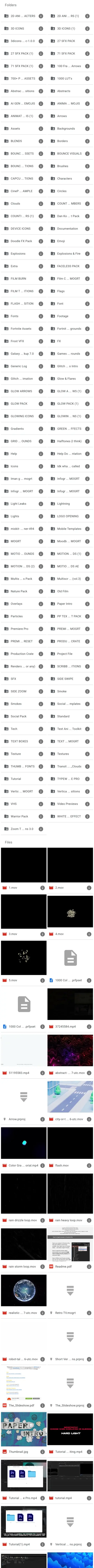 200+GB Ultimate Video Editing Assets Pack – SFX, VFX, LUTs, MOGRTs, Transitions & More 5